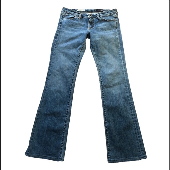 AG Adriano Goldschmied “The Colette” Slim Boot Jean 27X31 Stretch Med Wash - Picture 1 of 8